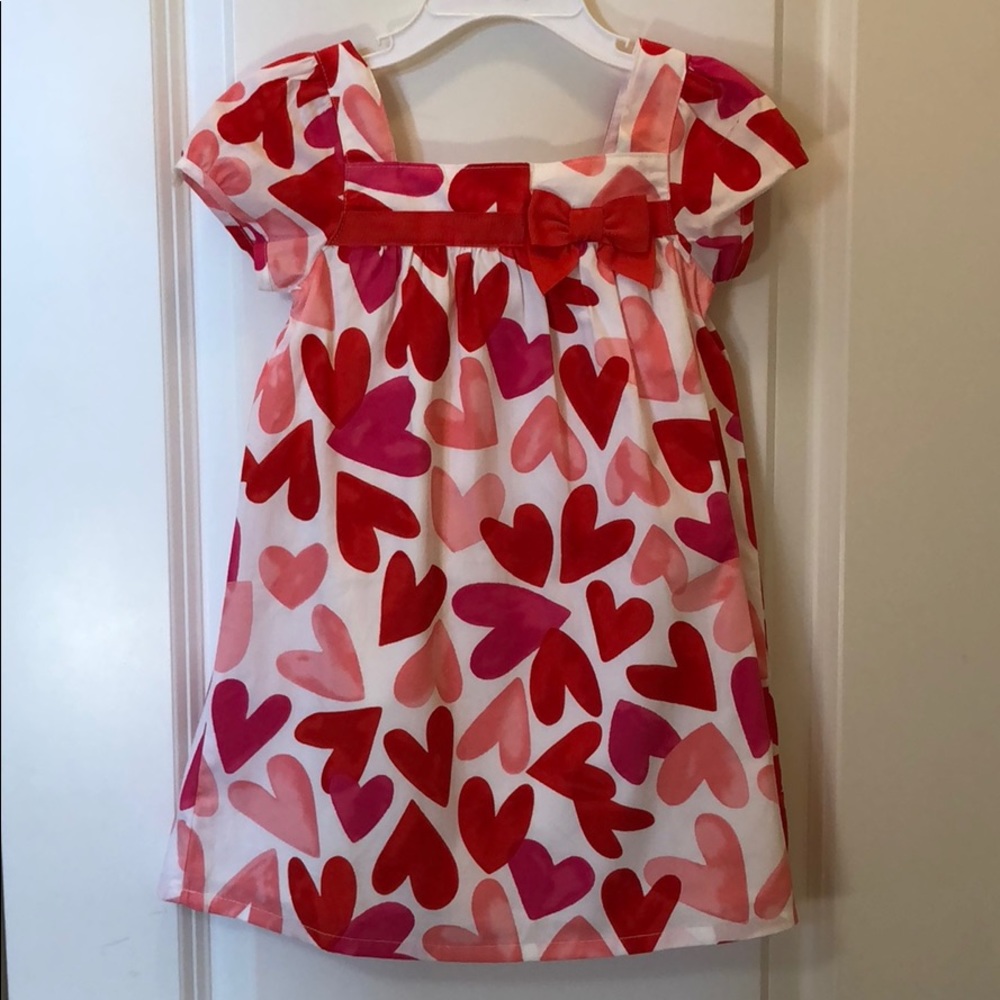 Hearts dress for girls 2T